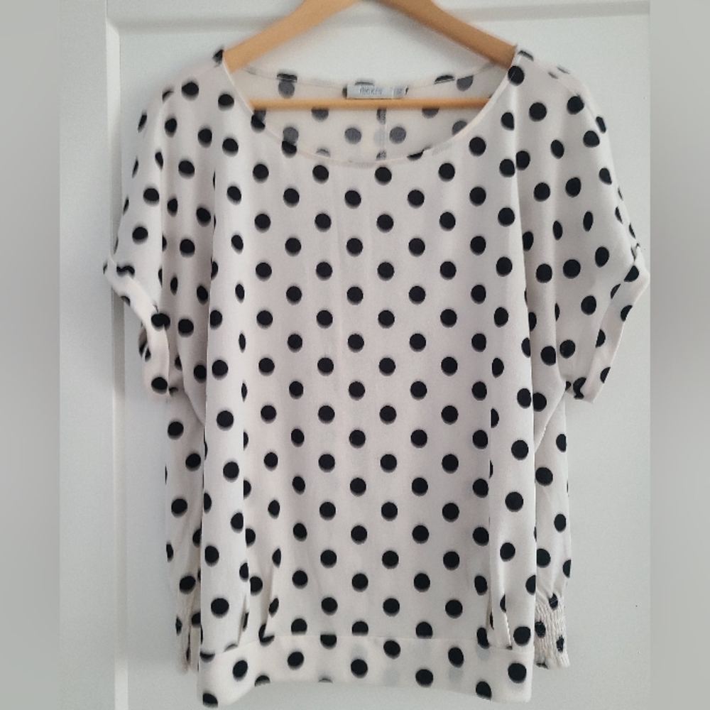RICKI'S Polka Dot Blouse